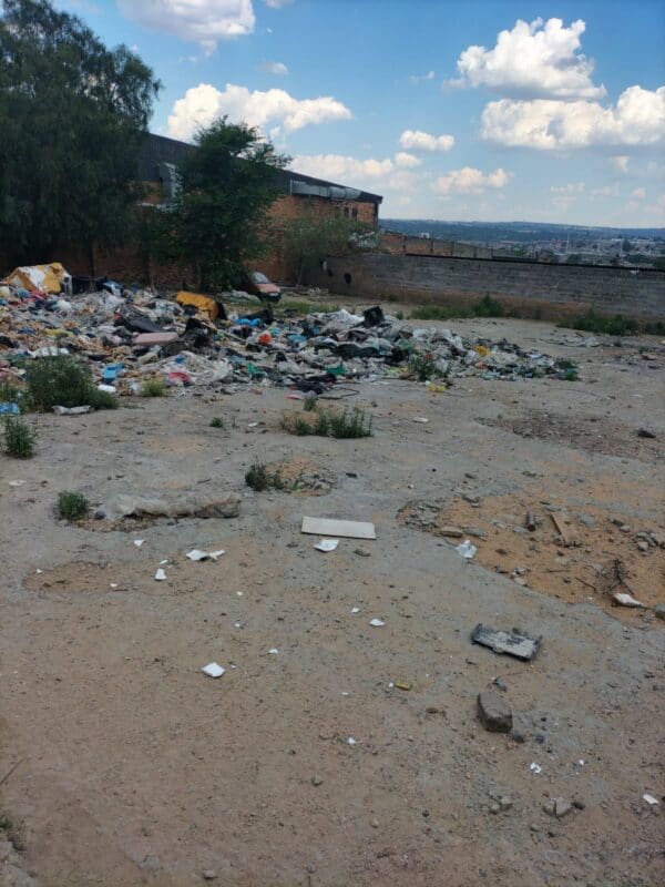 The home where two dogs were rescued by the Sandton SPCA. Photo: Supplied