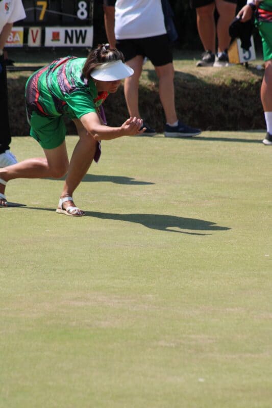 Martina Wessels keeps her eyes on the ball on October 18, 2026. Photo: Duduzile Khumalo