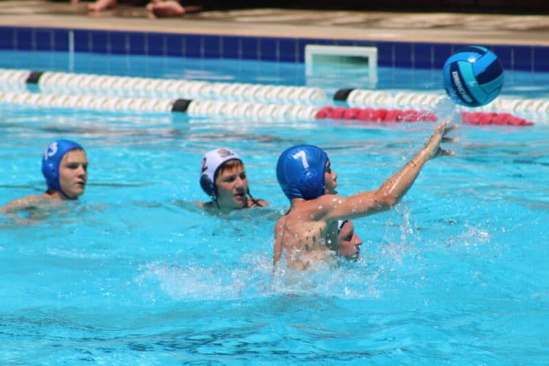 U14 water polo tournament under way on October 23, 2026. Photo: Duduzile Khumalo