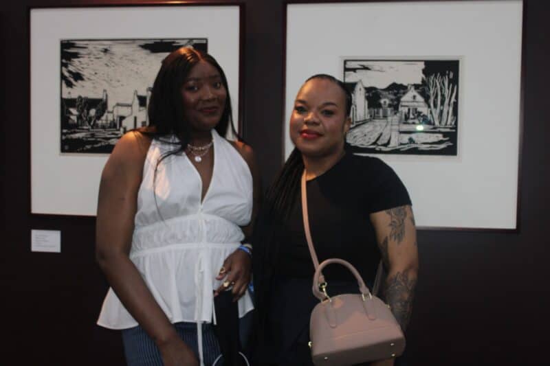 Neke Ndlovu and Buhle Shongwe explore different wine stands on October 29, 2026. Photo: Duduzile Khumalo