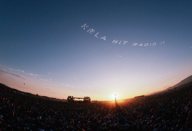 Skywriting Above California Jam Concert
