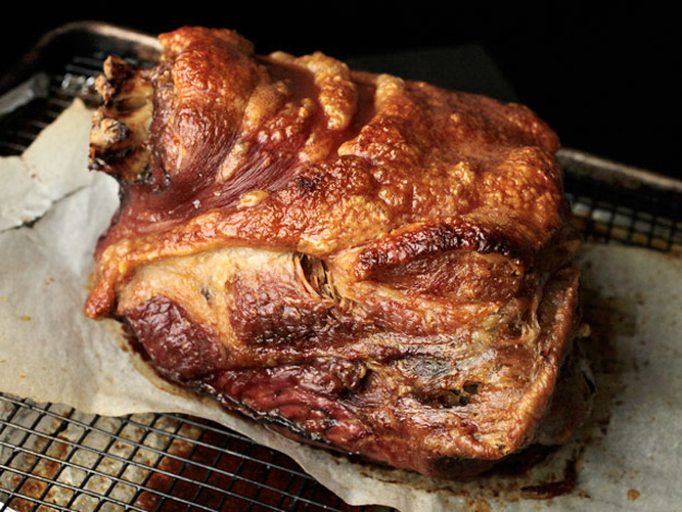 roasted pork shoulder