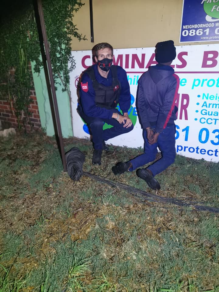 Cable thief arrested on Swartkoppies Road | Alberton Record