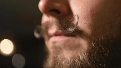 Moustache to celebrate Movember. Taken on November 13, 2015. London UK