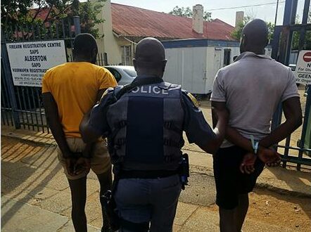 Car thieves arrested after stripping stolen vehicle in Alberton ...