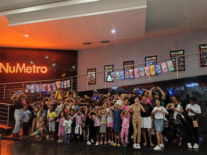 Thanks to the generosity of sponsors and supporters, I Matter NPO hosted a magical movie day for children in their programme.