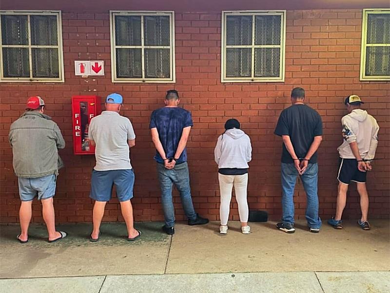 Seven suspects have been arrested in a joint operation targeting a gate motor theft syndicate plaguing Alberton and Germiston suburbs.