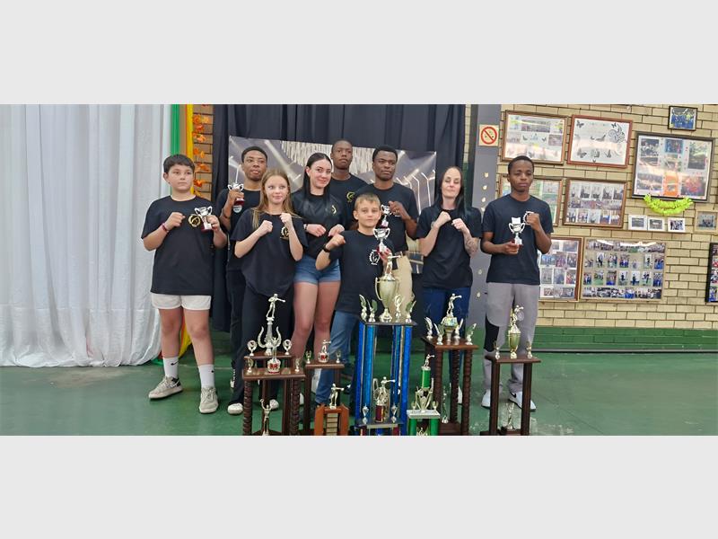 The boxers were awarded for best sportsmanship, boxer of the year, most promising boxer, among other top honours.