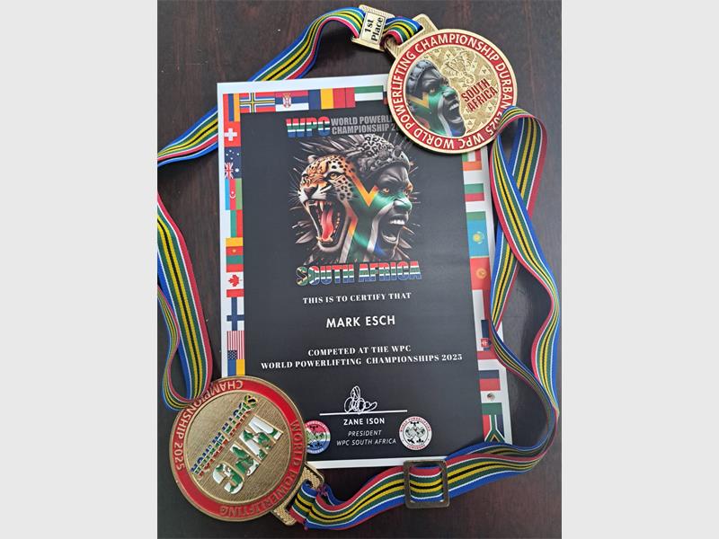 Powerlifters from Alberton’s Pitbull Club dominated at the 2025 World Powerlifting Congress Championships in Durban, bringing home multiple gold medals, world titles, and a national record.