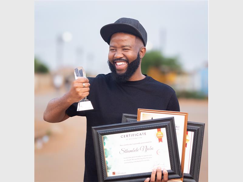 Despite winning the Unsung Heroes Award twice, Sthembele Njobo says his biggest challenge is access to resources, and he hopes to secure equipment and space to grow his township media movement.