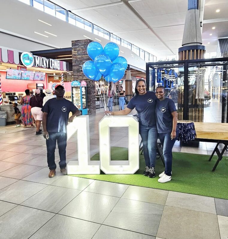 The Mall at Newmarket celebrated its 10th anniversary with gratitude, community spirit and R10 000 worth of shopping vouchers for lucky winners.