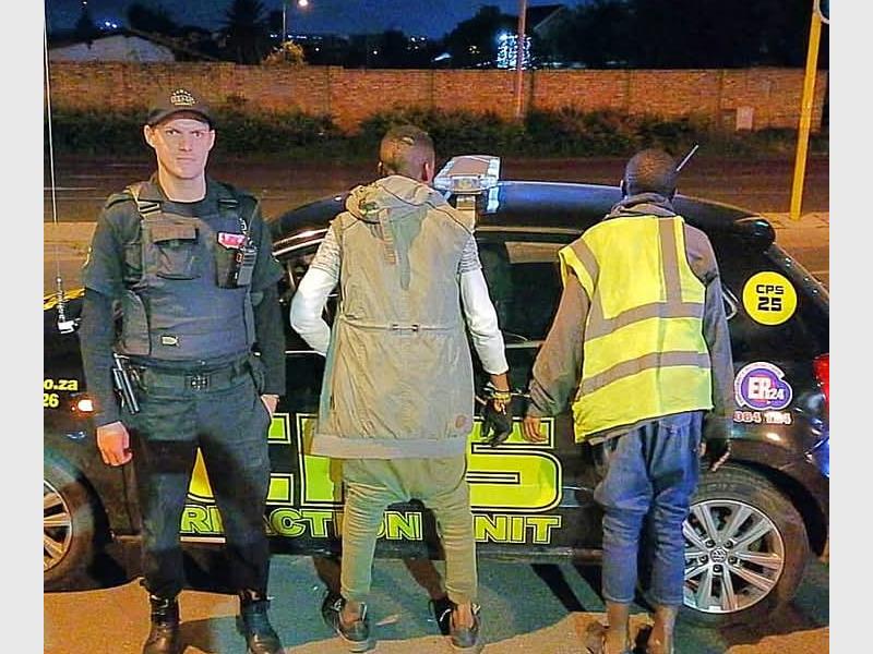 The swift collaboration highlights effective security and law enforcement co-operation in addressing crime in the area.
