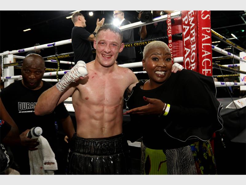 In one of the best fights seen at Emperors Palace this past year, Alberton’s Brandon Thysse overcame being sent to the canvas twice to beat Germiston’s Shervantaigh Koopman.