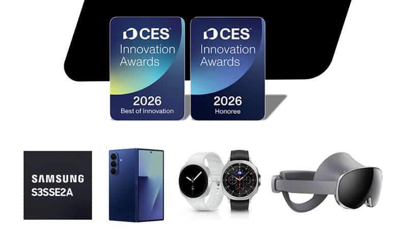 Innovations across mobile, home entertainment, home appliances and semiconductors earn multiple CES® 2026 Innovation Awards