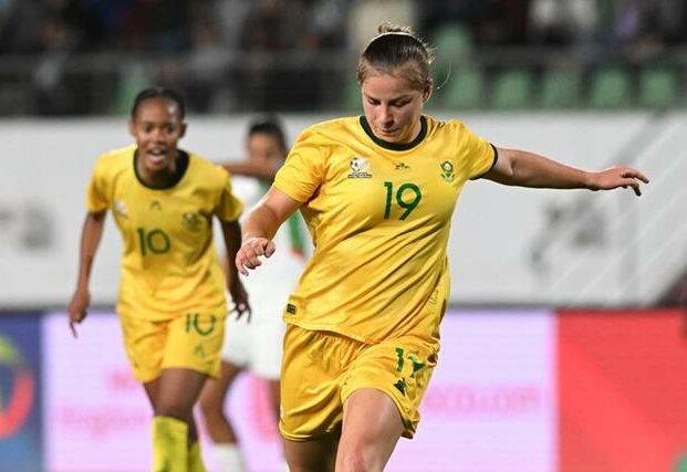 Young Alberton footballer Jessica Wade made her debut for Banyana Banyana in a 2-0 win over Morocco, becoming only the second player from Alberton to represent SA after Janine van Wyk.