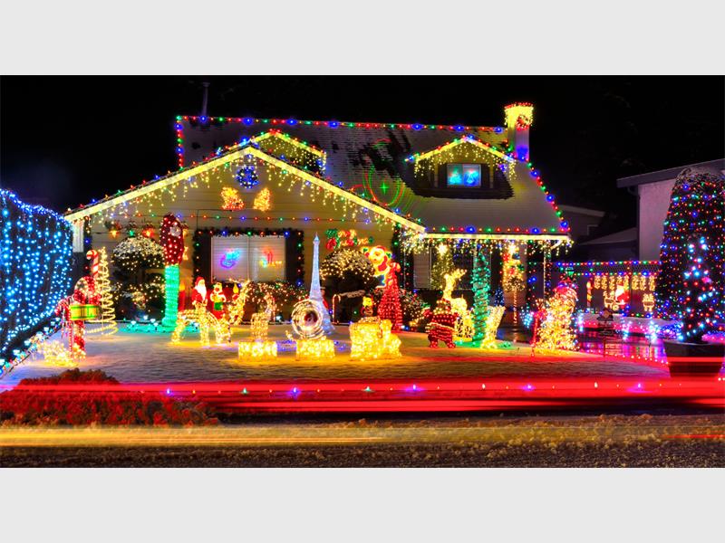 Residents have transformed their homes into colourful Christmas displays, creating a joyful route for the community to explore.