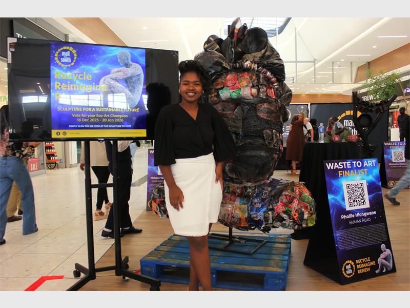 The mall hopes this collaboration inspires a future where creativity and environmental responsibility go hand in hand.