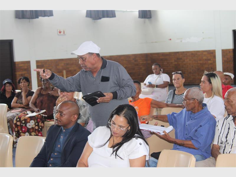 The public participation meeting was held at the J.D. Thomas Hall in Eden Park, where Early Childhood Development issues were fiercely debated.