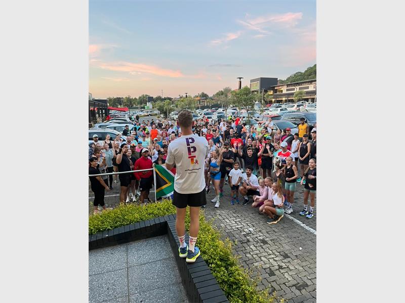 Fresh from the festive season, the runners had a successful week one and opening on the road. They covered a 5 km stretch.