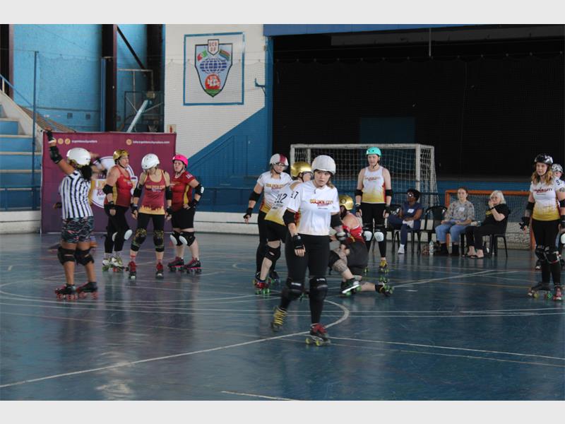 Golden City Rollers invite the public to join the action.