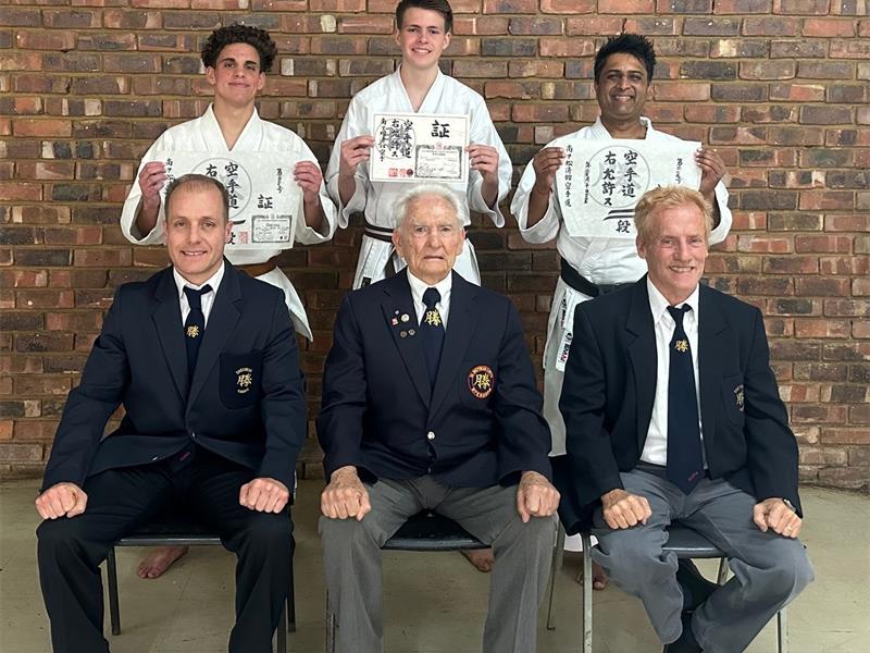 The South African Shotokan Karate Academy (SASKA) recently held its national black belt grading at its headquarters in Pretoria.