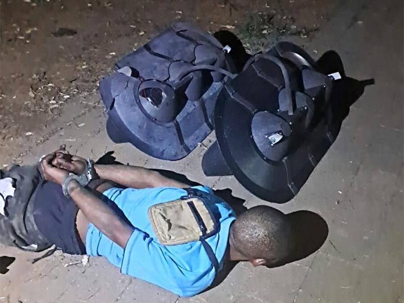 Rapid response by CPS Security led to the arrest of a suspect and the recovery of stolen traffic light infrastructure in Alberton North, highlighting the ongoing fight against infrastructure crime.