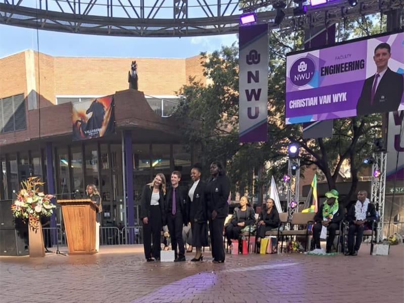 Christian van Wyk, former Dinamika pupil, has been elected chairman of the Engineering Faculty at North-West University, marking a proud milestone for his school and community.