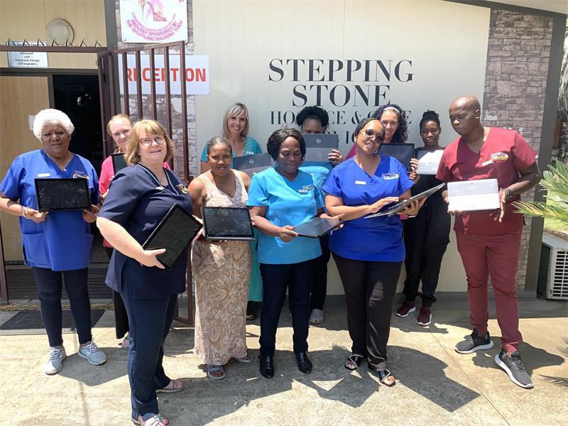 Stepping Stone Hospice goes paperless with R50k tablet donation