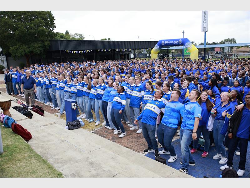 Spirit catching, a thrilling dance-off and exceptional enthusiasm set the tone for Alberton’s Hoërskool Marais Viljoen High School.