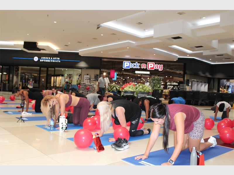 WATCH: Lemon Tree Shopping Centre hosts self-love session Pilates in Alberton