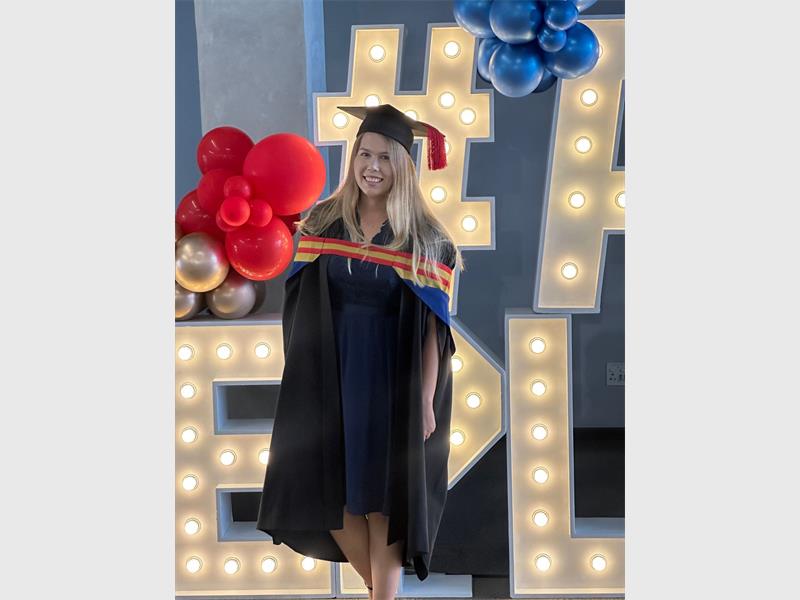 Ansoné Bezuidenhout says the challenges and successes during her studies at AROS shaped her into the educator she is becoming.