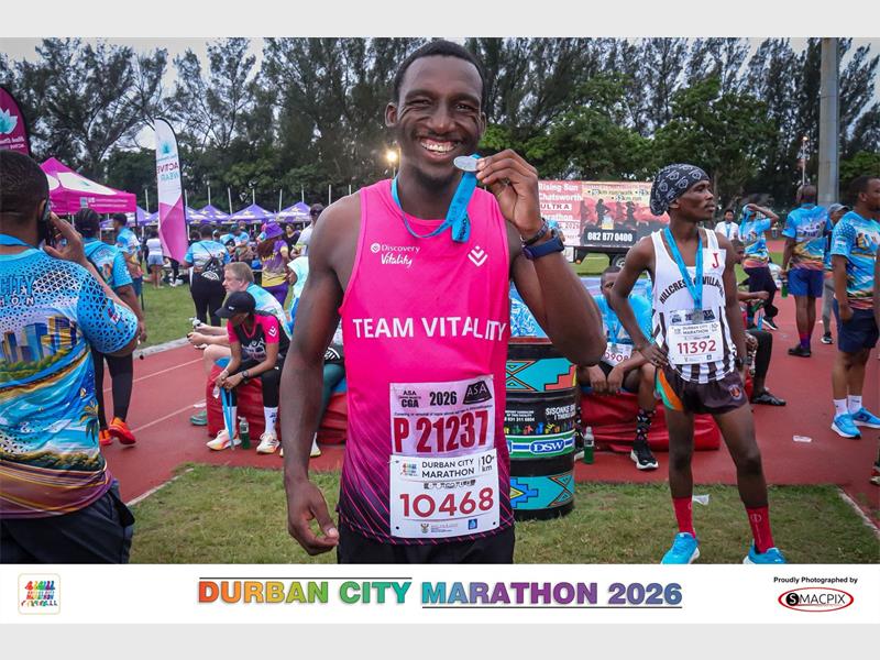 Sports coordinator inspires learners with endurance and determination after impressive Durban Marathon performance