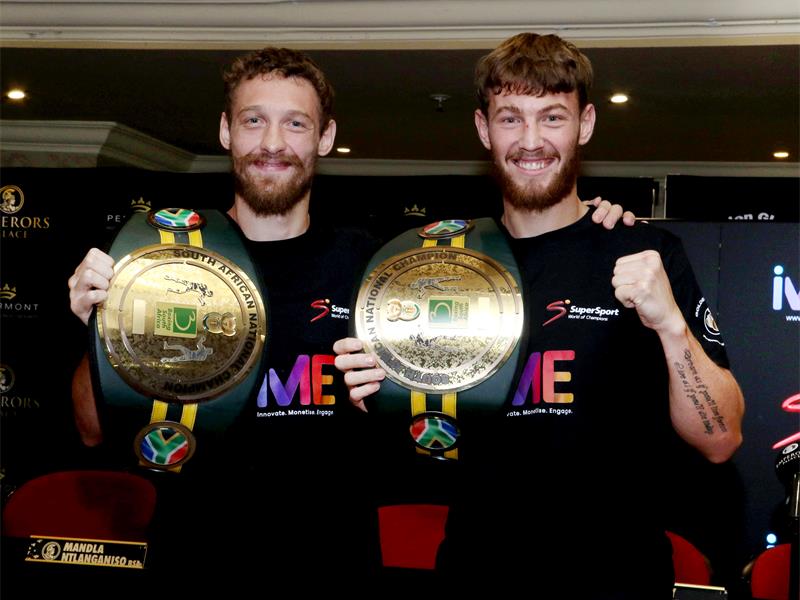 The Thysse brothers of Alberton will make history on Saturday evening, March 28, when they become the first brothers to defend their respective South African boxing titles on the same bill.
