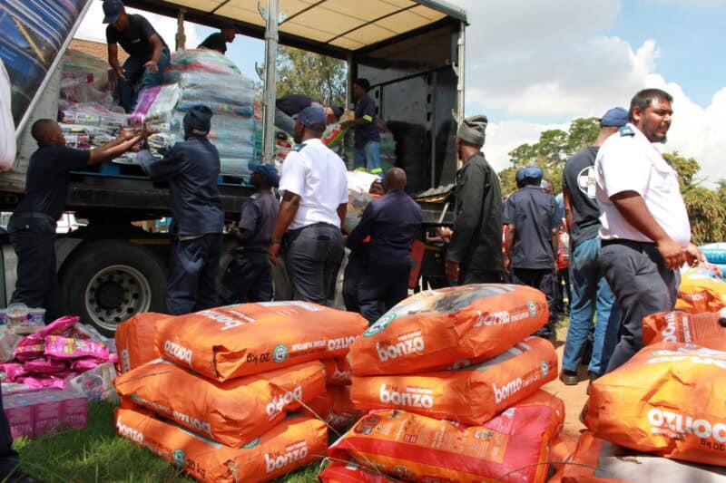 A major pet food donation from Walmart Africa is bringing short-term relief to the shelter as it faces a rising number of abandoned animals.