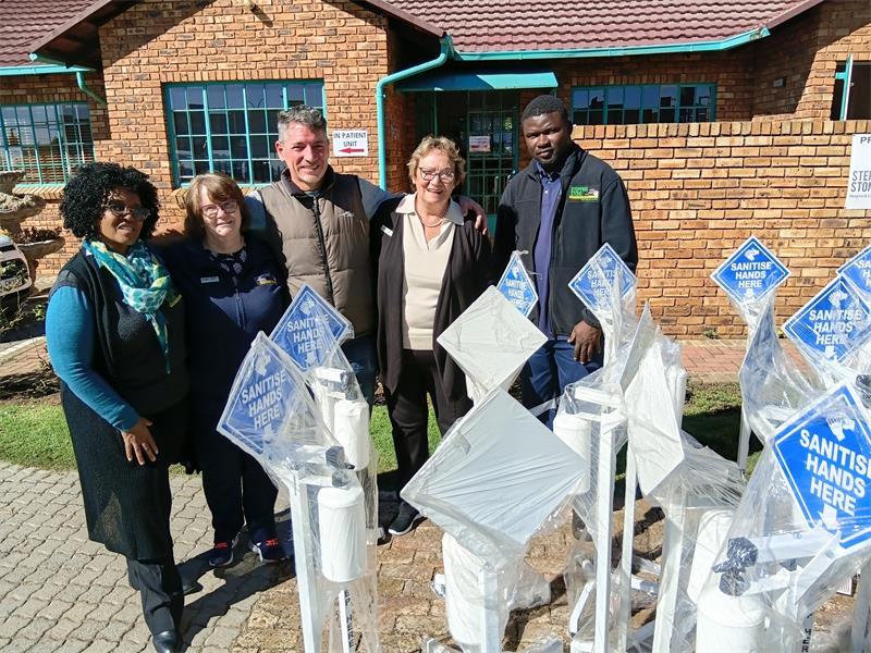 Business donation boosts hygiene at Stepping Stone Hospice