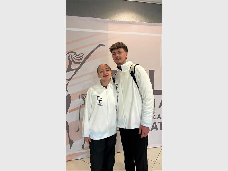 Dance Fusion dancers Connor Walker and Allanah White have earned acceptance into the internationally recognised Association of International Dance Teachers, marking a proud achievement for the studio and highlighting their dedication, talent, and hard work under the guidance of teacher Sharron Potgieter.