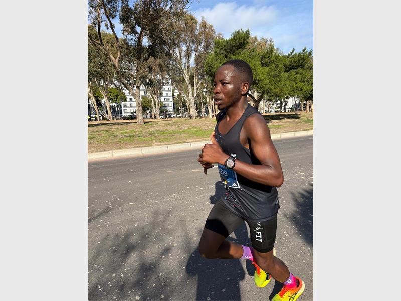 George Kanjuchi’s Cape Town Marathon breakthrough saw him storm to a 2:33 finish, shaving six minutes off his previous personal best and underlining his rapid rise in endurance running.