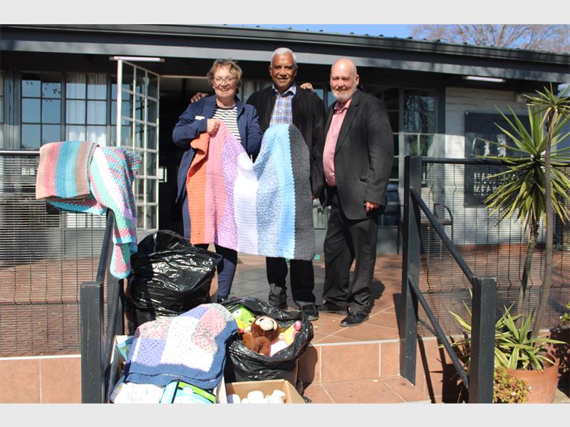 Social Upliftment Project donated blankets, nappies and teddy bears to the Stepping Stone baby units while continuing its mission of supporting vulnerable people across Alberton.
