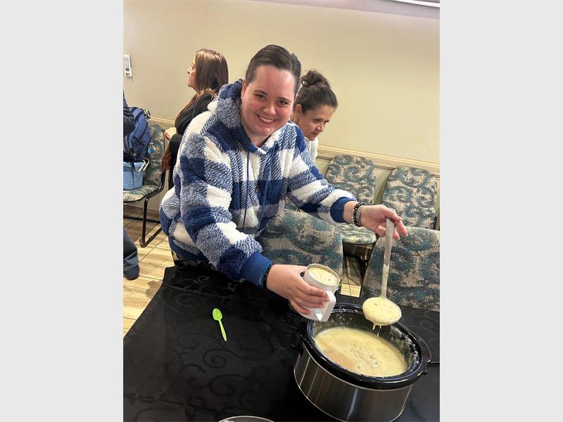 Hoërskool Marais Viljoen High School staff were treated to hot soup, fresh sandwiches and a chance to swap their shoes for slippers during a special winter appreciation day.