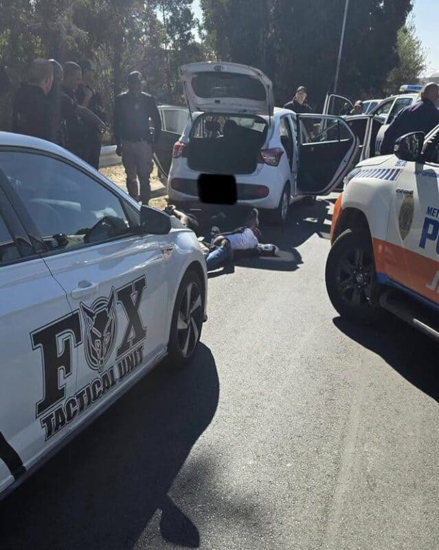 Fox Security says its tactical team spotted a suspicious vehicle carrying stolen televisions, leading to the arrest of four suspects with the help of law enforcement.