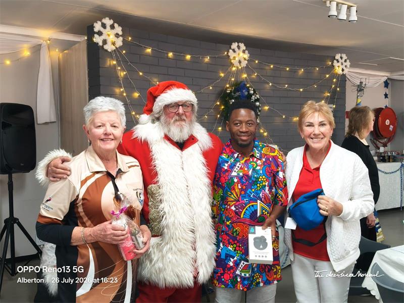 The East Rand Nomads' inaugural Christmas in July event at Brackenhurst Bowling Club raised food and financial donation for two charities while bringing the community together in the spirit of giving.