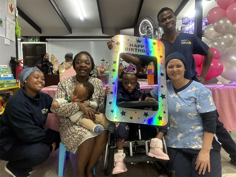 After years of medical challenges, caregiver burnout and uncertainty, a nine-year-old girl with Edwards syndrome is thriving at Stepping Stone Hospice, where staff recently celebrated her birthday with gifts, cake and love.