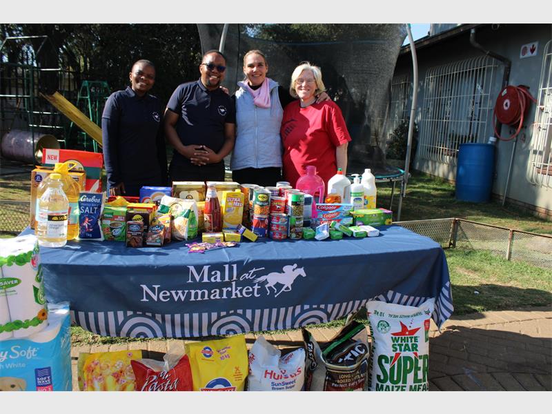 Mall at Newmarket donated groceries worth R5 000 to My Huis Child and Youth Care Centre in Verwoerdpark as part of its Mandela Day initiative, reaffirming its commitment to supporting vulnerable children in the community.
