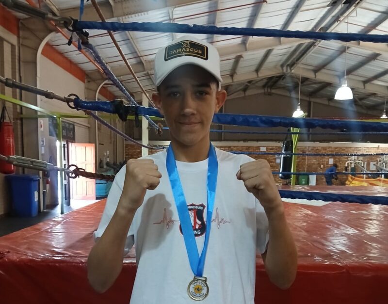 After turning a previous defeat into victory, the young fighter is now setting his sights on national glory as he prepares to represent Gauteng in Kimberley.