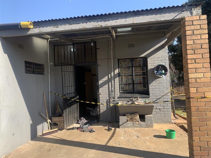 A suspected human smuggling investigation is underway after 35 foreign nationals were found at a property in Alberton North, where locked rooms, scattered belongings, bulk food supplies and documents were discovered.