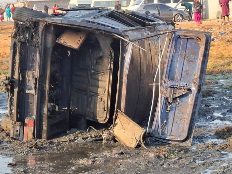 Emergency services rushed to the scene after an overloaded scholar transport collided with a light motor vehicle on the M7 in Katlehong, leaving more than 20 pupils requiring medical attention and several seriously injured.