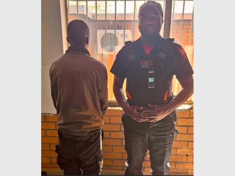 A stolen dustbin did not get far in Brackendowns, Alberton, after Fox Security reaction officers located the suspect and the missing bin during a patrol.