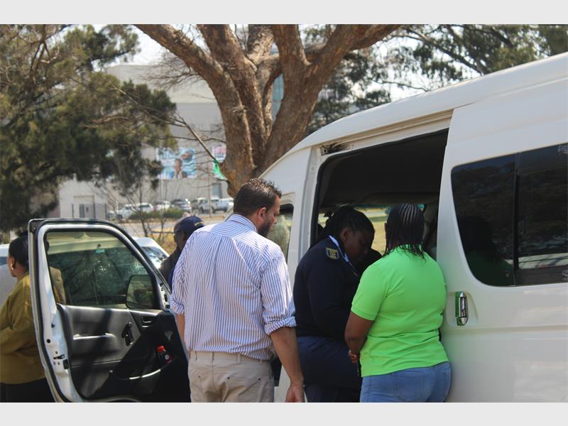 Authorities were alerted to the alleged drinking scene by members of the Greater Alberton Education Transport Co-operative Limited, after they spotted scholar transport drivers and school girls wearing uniform drinking inside a vehicle.
