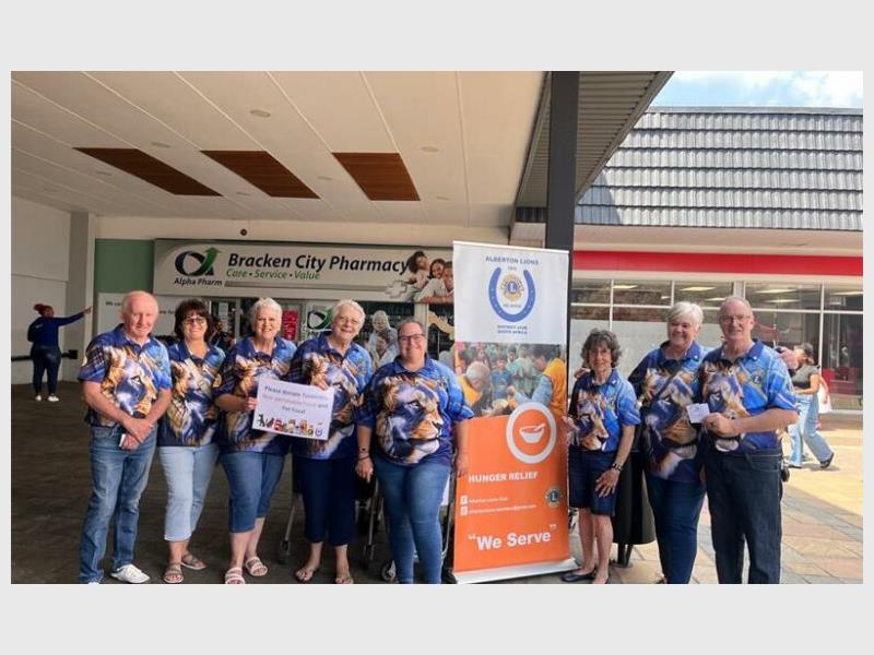 Alberton Lions Club is calling on residents to lend a helping hand by donating essential food and household items during a food collection drive.