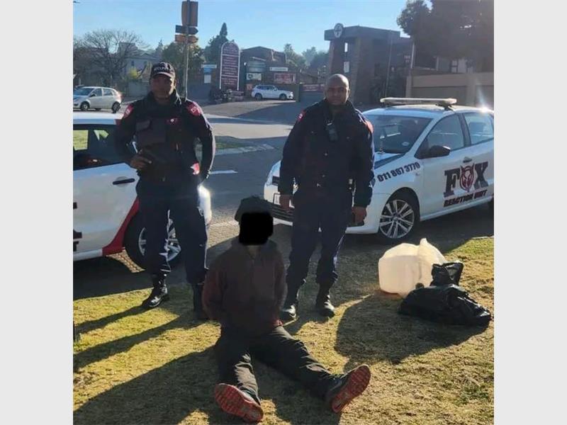 A routine patrol turned into an arrest after FOX Security Officers spotted and apprehended a suspect allegedly connected to outdoor light thefts.
